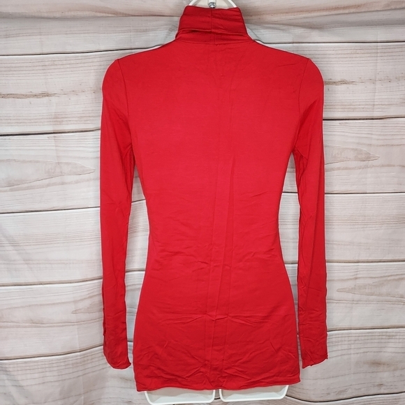 Old Navy GAP Lands End 5 piece lot turtlenecks blue red gray brown turquoise S M - Picture 5 of 16